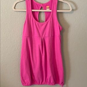 Hot Pink Workout Tank by Lucy